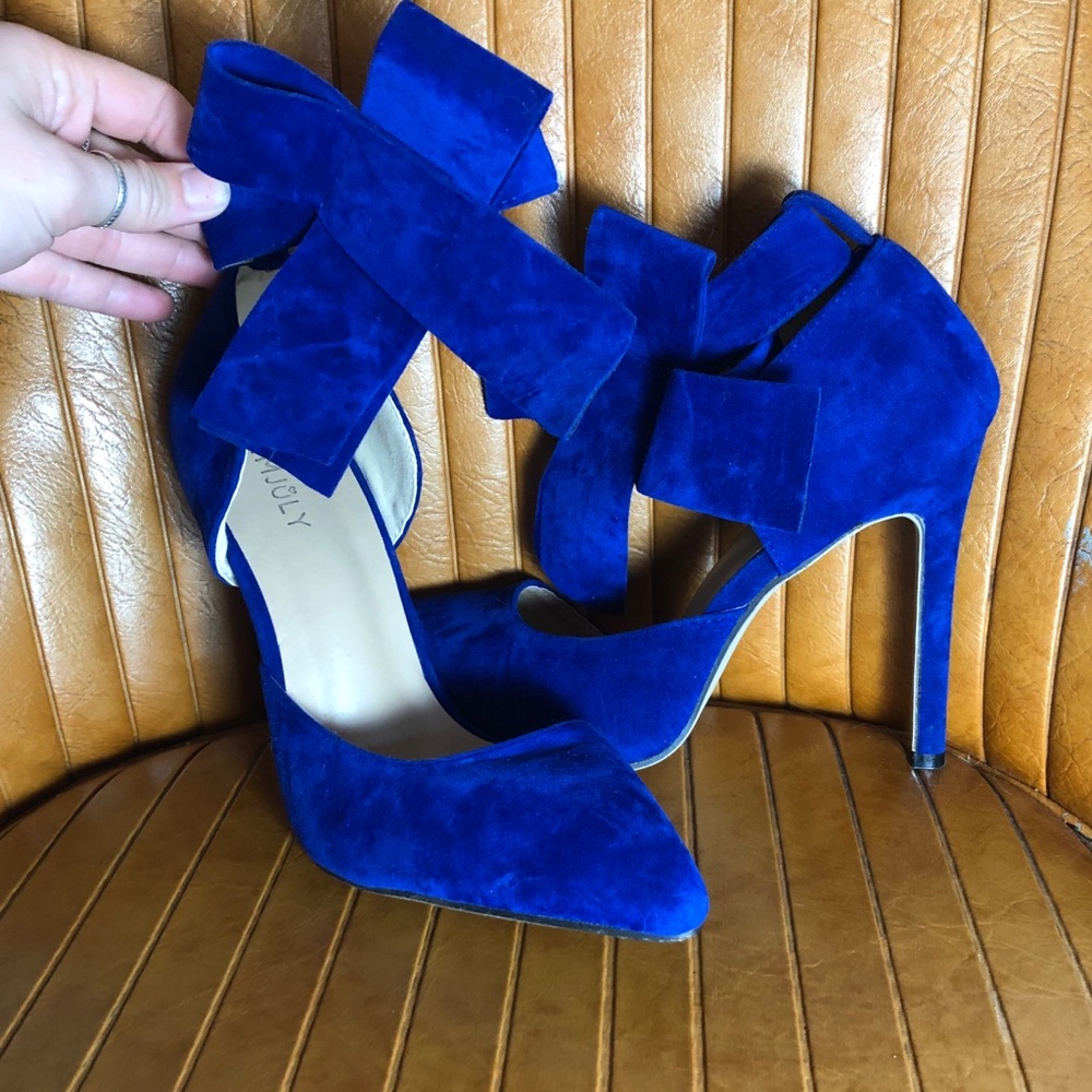 Royal Blue Pointed Toe High Heel